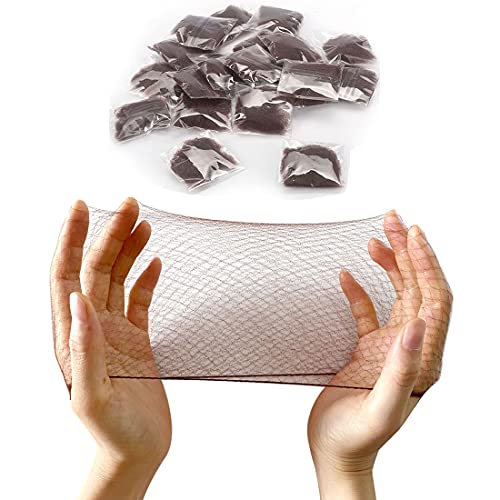 20 Pcs Elastic Hair Nets for Women - Invisible Bun Mesh