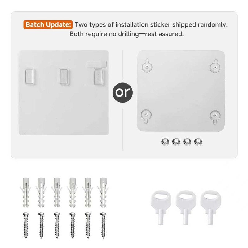 Shampoo and Conditioner Dispenser Shower Dispenser Body Wash Wall Mounted Shampoo Dispenser for Shower Wall No Drill for Bathroom Hotel 3 Chamber x 300ml Black with Waterproof Labels