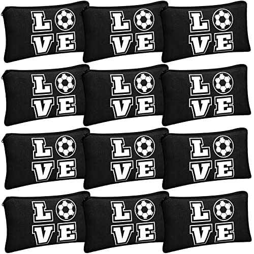 Lauwell 12pcs Soccer Style Cosmetic Bags Travel Organizer Women Girls