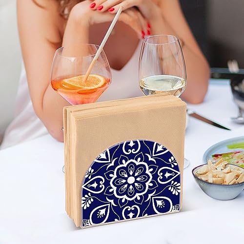 WELLDAY Clear Acrylic Napkin Holder - Space-Saving Design for Kitchen & Dining