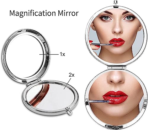 Engraved Daughter in Law Compact Mirror - Silver Gift from Mother in Law