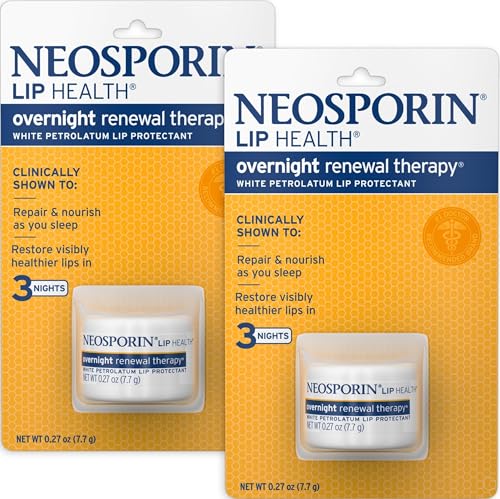 Neosporin Lip Health Overnight Renewal Therapy - Twin Pack 0.27 oz