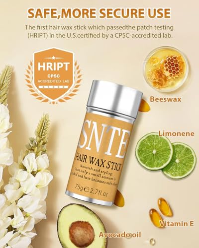 Samnyte Hair Wax Stick - 2PCS Non-Greasy Styling Cream for Flyaways
