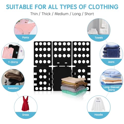 GYE T-Shirt Folding Board - Durable Plastic Laundry Organizer