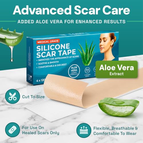 Silicone Scar Tape & Sheets for Surgical Scars | Medical Grade