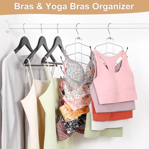 TOPIA HANGER 2 Pack 8-Layer Bra & Tank Top Organizer