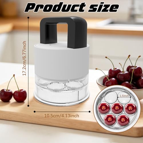 Fanlory Cherry Pitter Tool - 7-Hole Multi-Function Corer for Easy Pitting