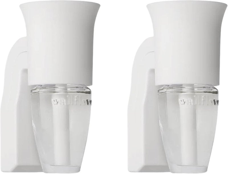 Wallflowers Fragrance Plug - White Flare Design Plug-In Air Freshener for Bedrooms & Living Spaces | 2 Pack