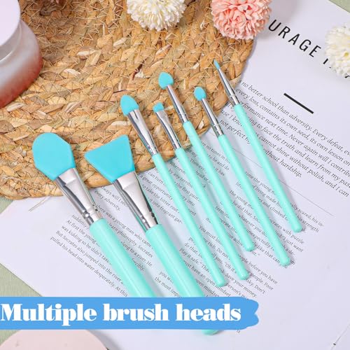 14PCS Silicone Brush Applicator Kit for Makeup, Resin, Epoxy & Crafting