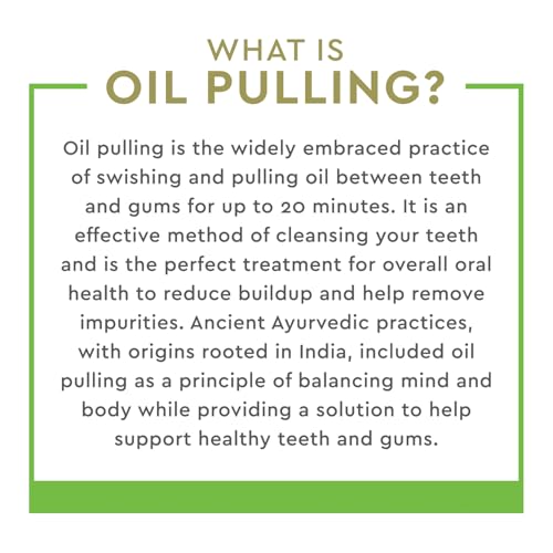 Desert Essence Coconut Oil Pulling Rinse with Mint, 8 fl oz - Organic & Vegan