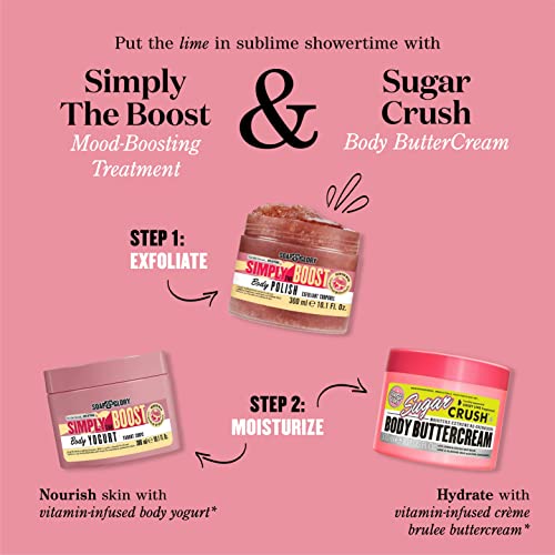 Soap & Glory Simply The Boost Body Yogurt - Lightweight Hydrating Moisturizer