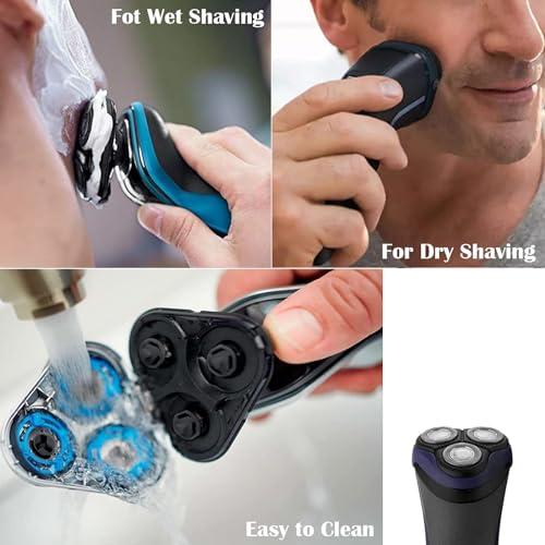 Suleto HQ8 Replacement Heads 6-Pack Compatible with Shaver Series PT720 AT880 AT810 7800 – Skin-Friendly, Easy Install Razor Replacement Blades