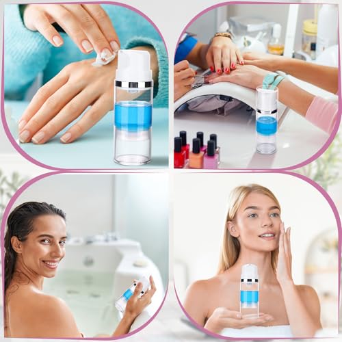 Segbeauty 3.38oz Airless Pump Cosmetic Travel Bottles - 3 Pack