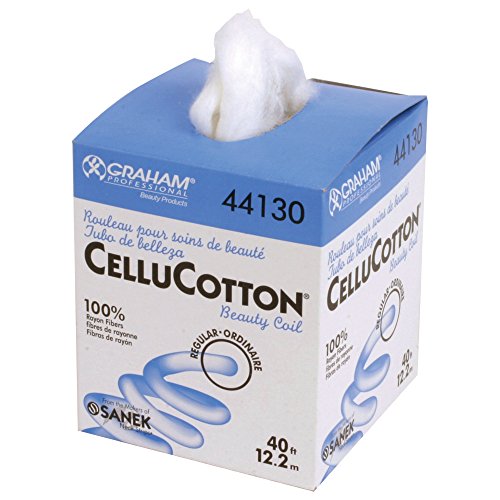 Graham Cellucotton Beauty Coil - 100% Rayon Fiber for Safe Skin Protection