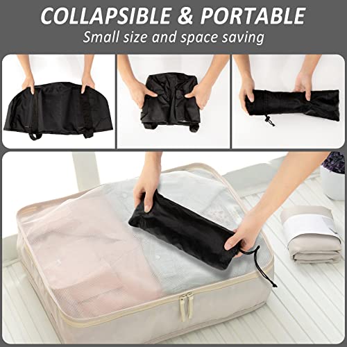 JSVSLTD 20L Collapsible Foot Bath Basin - Portable Foldable Soak Tub Black