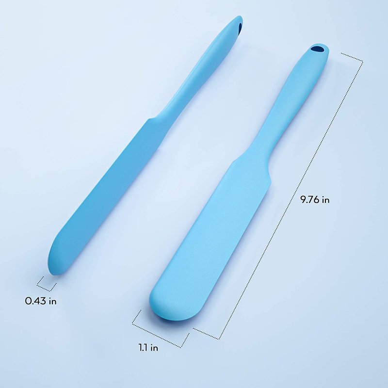 Nicpro Silicone Stir Sticks Kit - 2 PCS Resin Popsicle Sticks & 2 PCS Spatula Scraper for Mixing Resin, Wax, Paint, Epoxy, DIY Crafts