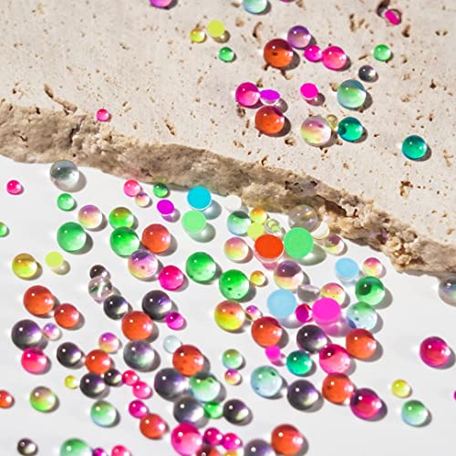 1440PCS Mermaid Rhinestone Beads for Nail Art & Decorations
