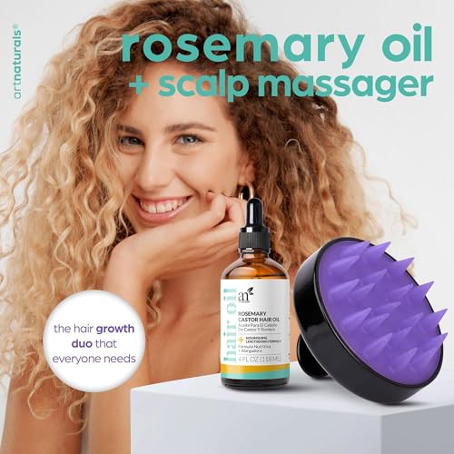ArtNaturals Rosemary & Castor Oil Set for Hair Growth - 4 oz