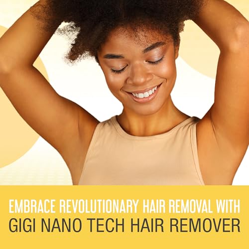 GIGI Nano Tech Crystal Hair Remover for Women ? Painless Reusable Hair Removal Device for Legs, Arms & Bikini, Exfoliating Hair Eraser for Smooth Skin