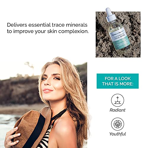 Vitamins and Sea Beauty Collagen & Sea Salt Facial Serum for Anti-Aging, Firming & Hydration - 2 Fl Oz