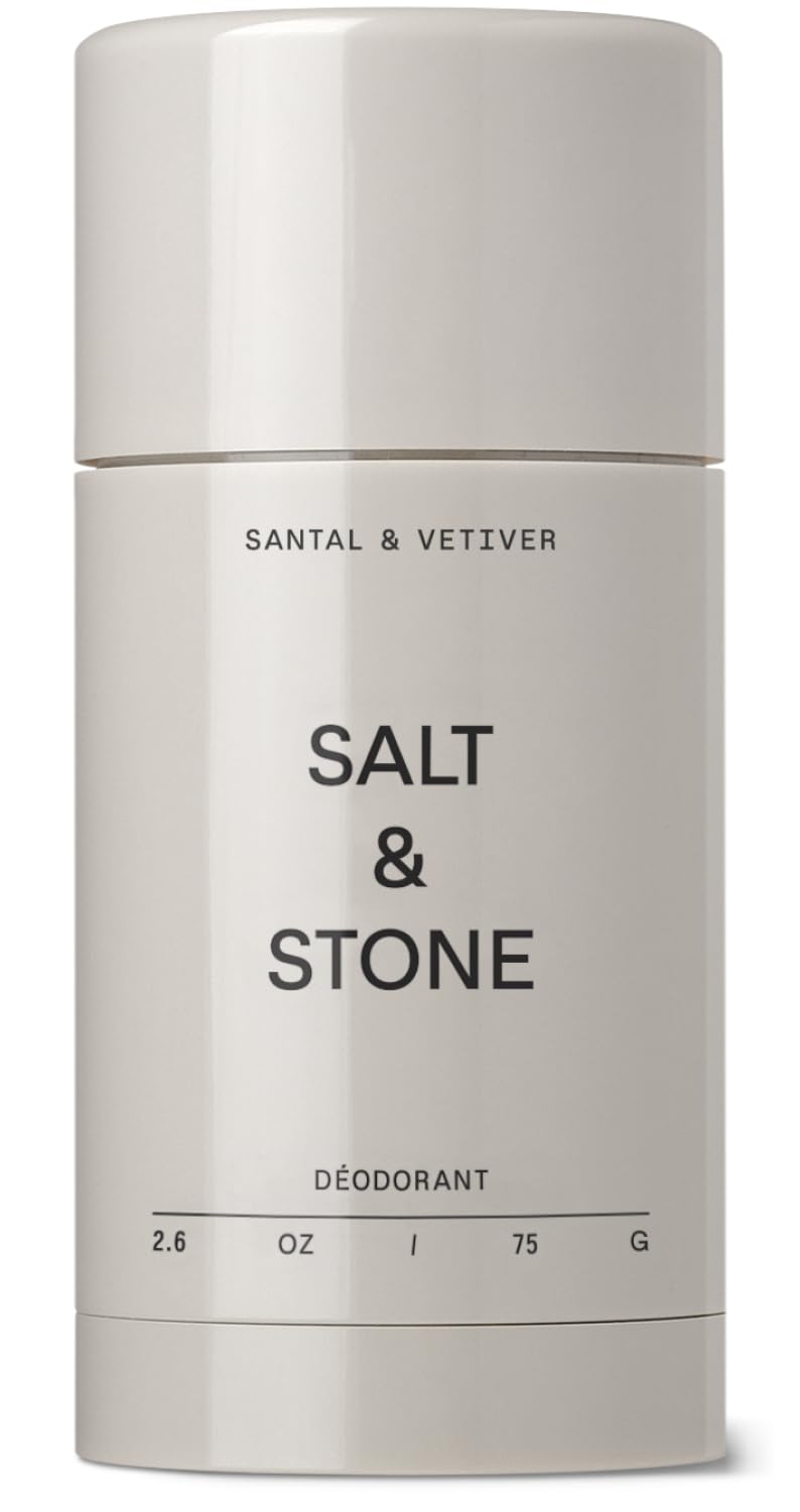 Aluminum-Free Deodorant - Extra Strength 48-Hour Protection for Men & Women | Seaweed Extract, Niacinamide & Prebiotics | Santal & Vetiver