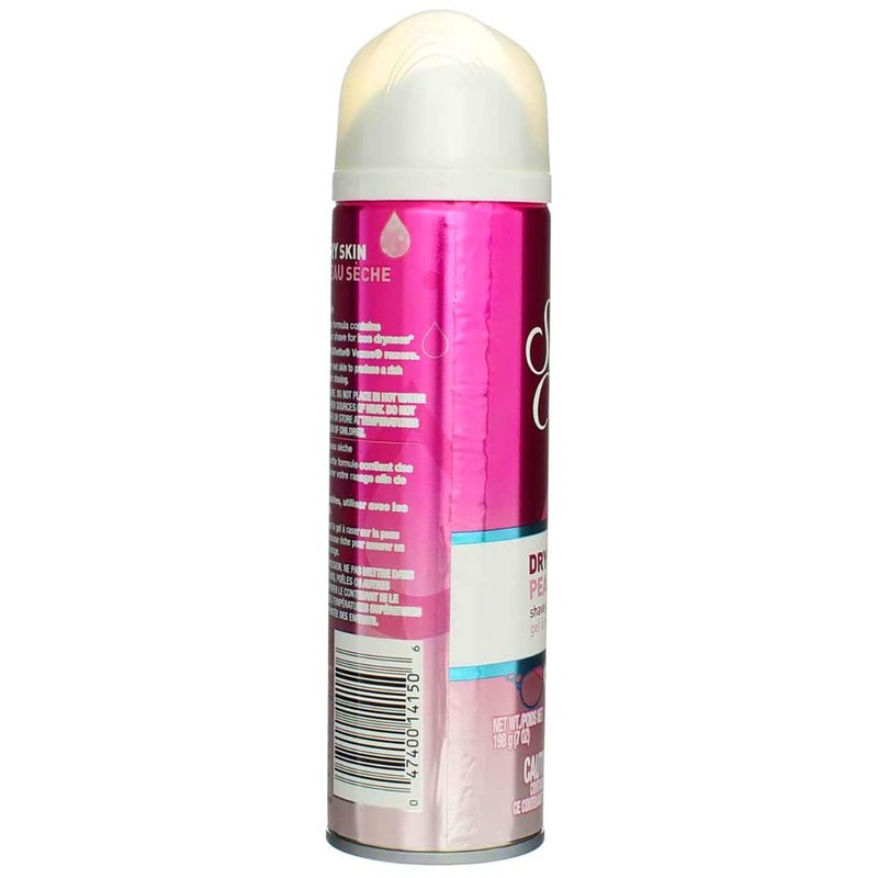 Gillette Satin Care Dry Skin Shave Gel, 7 Oz (Pack of 4)