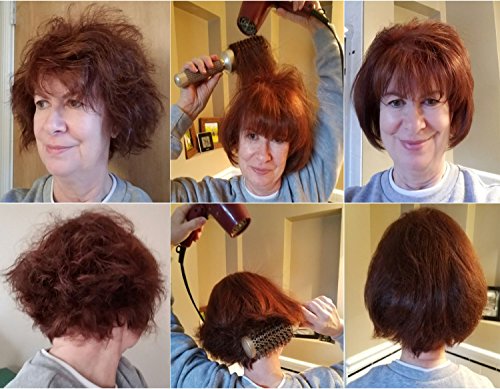 Boar Bristle Ceramic Roller Brush for Blow-Drying, Curling & Styling