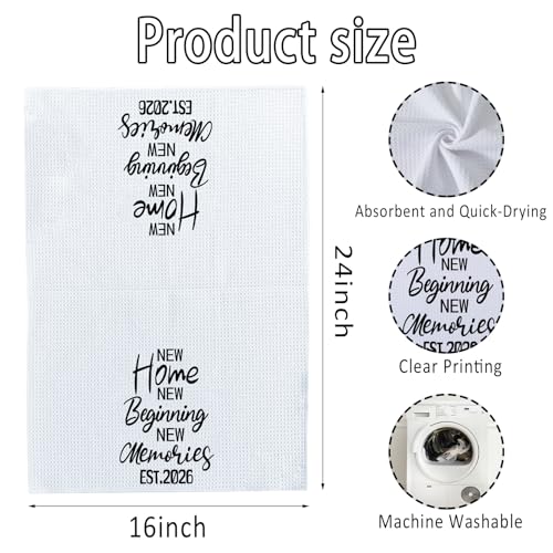 High-Quality Kitchen Towels - Housewarming Gifts, 24x16 in
