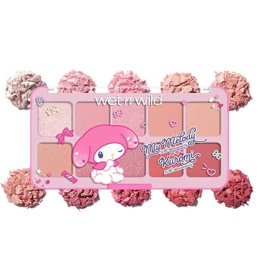 wet n wild My Melody and Kuromi Eye & Face Palette - Cozy Cuteness