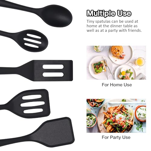 Eolilim Mini Silicone Spatula Set - 5PCS Kitchen Utensils