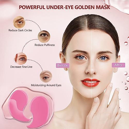 Yargkos Collagen Under Eye Patches - 90 Pairs Hydrating Gel Eye Masks Set
