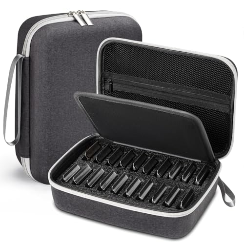 Noverlife Hairdressing Blade Holder Case for 20 Metal Clipper Guards – Variation: Hairdressing Blads Bag