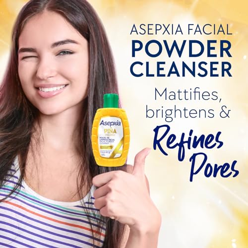 Asepxia Pineapple Facial Cleanser Powder - Exfoliating Foam for Oily Skin, 1.4 oz