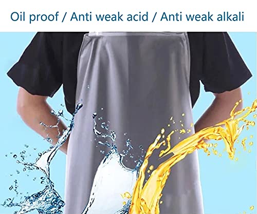 Heavy Duty Waterproof PVC Apron for Kitchen Cooking & Dishwashing
