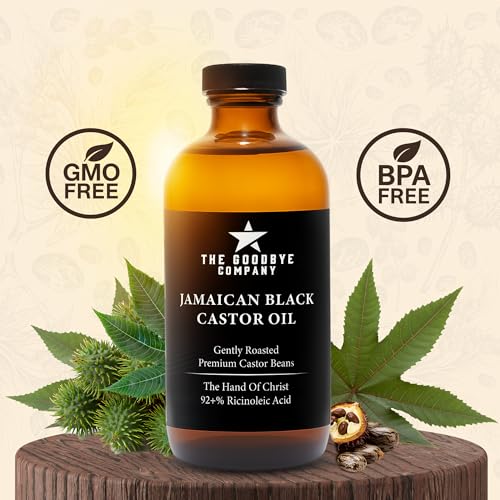 Jamaican Black Castor Oil - USDA Organic, Cold Pressed, 250 mL (8.5 oz)
