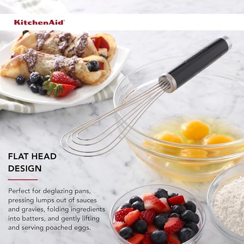 KitchenAid Flat Whisk - 11.5-Inch Stainless Steel Utensil