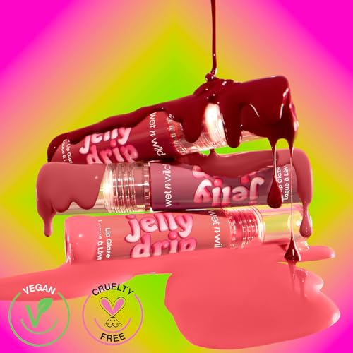 Wet n Wild Jelly Drip Lip Glaze - High-Shine Lip Gloss
