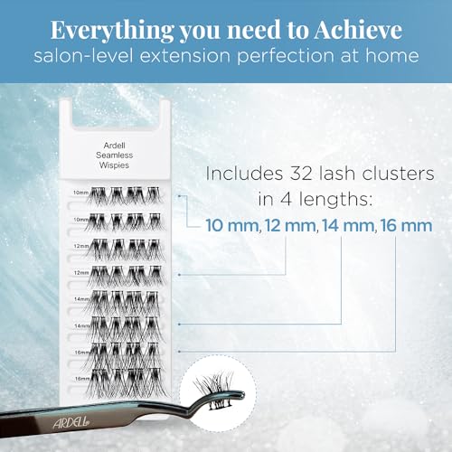 Ardell Wispies Eyelash Extensions Refill Kit - 32 Customizable Clusters