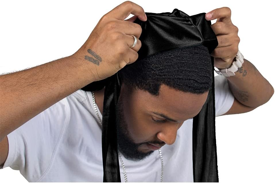 ForceWave Silky Durag for Men | Satin Wave Cap for 360 Waves
