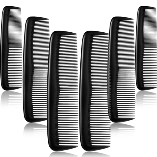 Leinuosen 24-Piece Black Hair Comb Set for All Hair Types