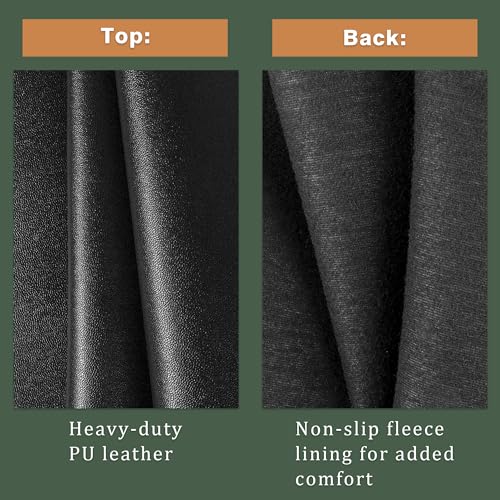 70 x 32 Inch Waterproof PU Leather Massage Table Cover - Black