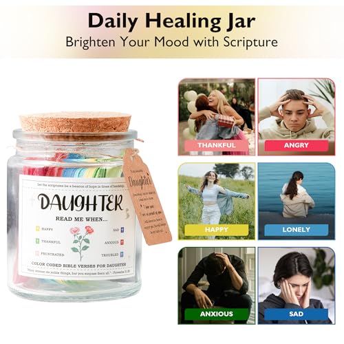 Inspiring Gifts for Daughter - Bible Verse Jar for Teens