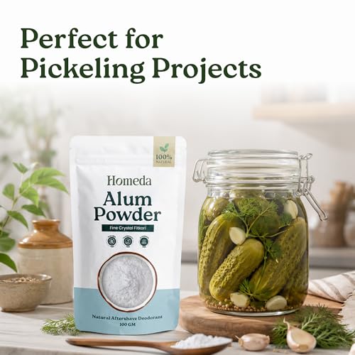 Shudh Online Alum Powder for Skin, Piedra de Alumbre en Polvo (8.8 oz - 250g), Fitkari Alum Stone for Face, Granulado Alumbre para Lavado Intimo, Tawas Allum Salt Spice