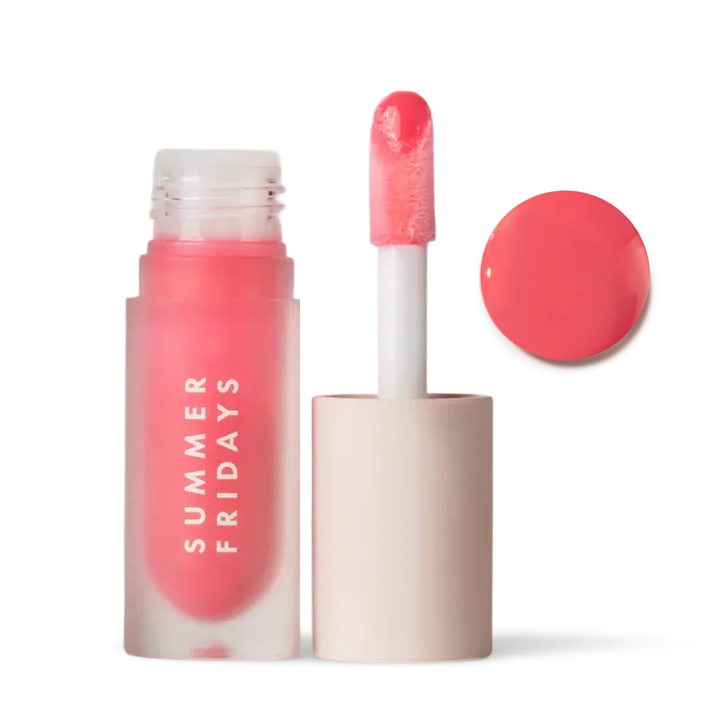 Dream Lip Oil - Hydrating Tinted Gloss with Skincare Benefits | Non-Sticky Formula for Long-Lasting Softness & Shine - Bare Sand (0.15 Oz)