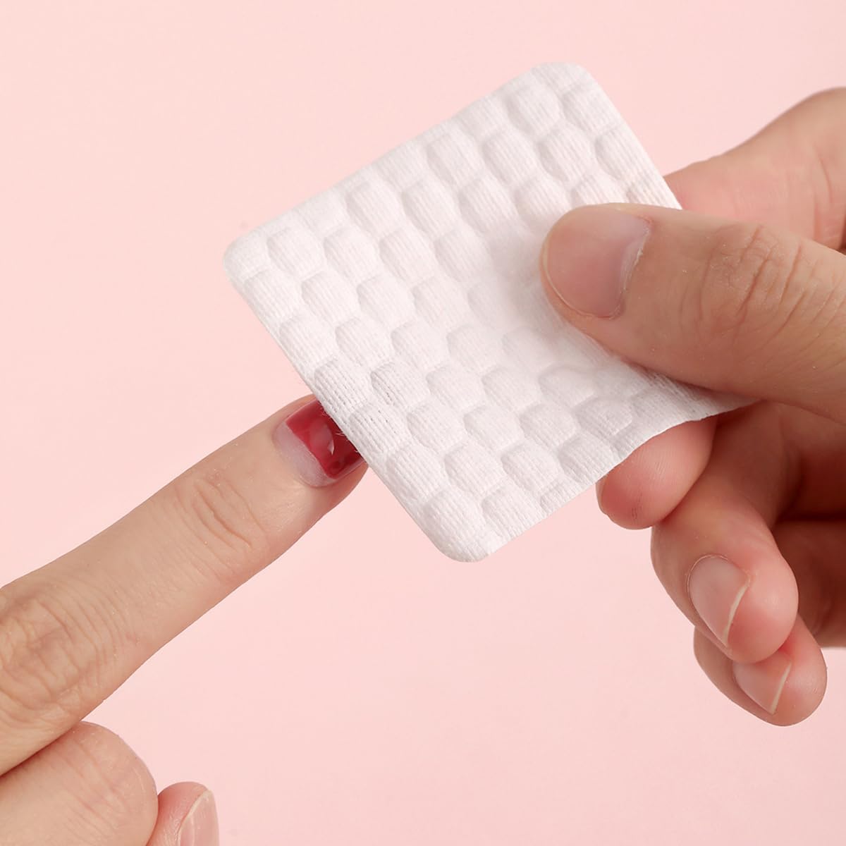 Premium Lint-Free Nail Polish Cleaning Cotton Pads, Portable Makeup Cotton Pad for Home and Travel