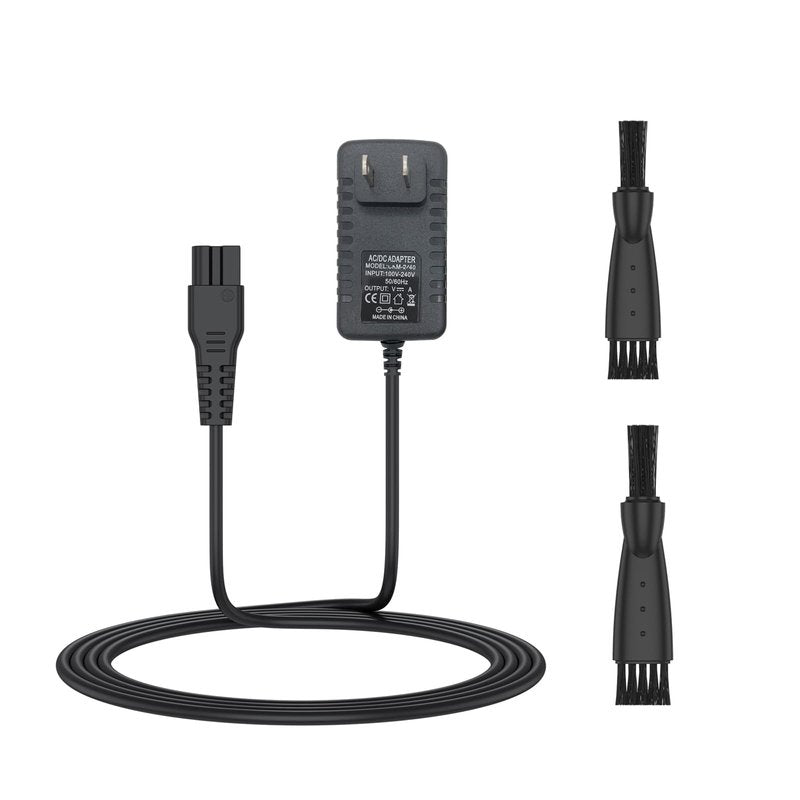 Charger Replacement for Babyliss PRO LoPROFX/Barberology GOLDFX/SILVERFX/FX673/FX870/FX787 Power Cord, with 2 Clean Brush