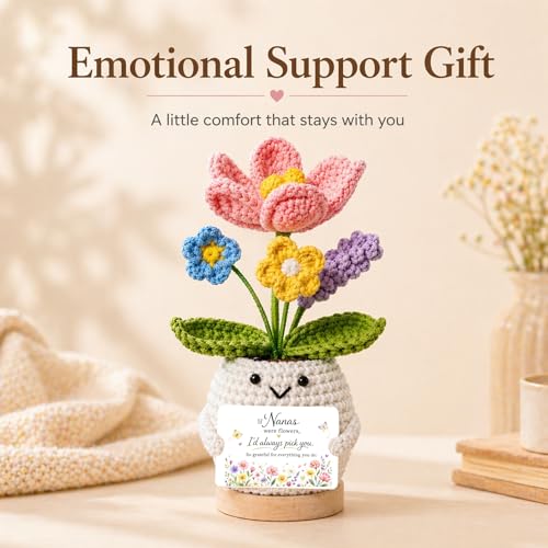 Handmade Crochet Tulip Flower Gift for Nana - Thoughtful Appreciation