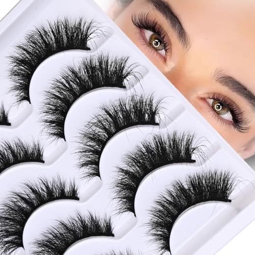 Hiklasy SinuVelve 5D Wispy Cat Eye Fake Mink Lashes - 14mm
