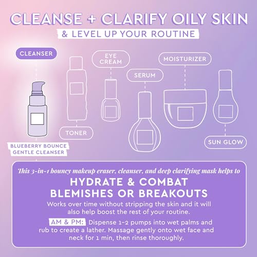 Glow Recipe Blueberry Bounce Exfoliating Face Wash - Travel Size 30ml