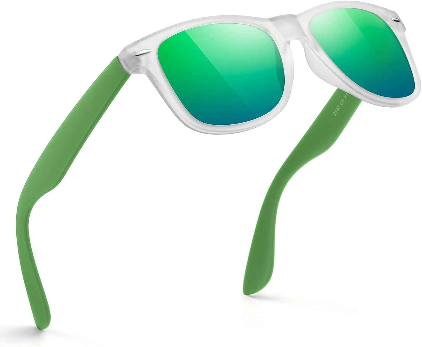 Polarized Sunglasses for Men & Women - Black Retro UV Protection for Driving & Fishing